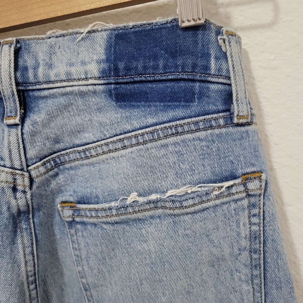 Abercrombie And Fitch 90s Straight Ultra High Rise Curve Love Split Hem Size 30 - Picture 3 of 8